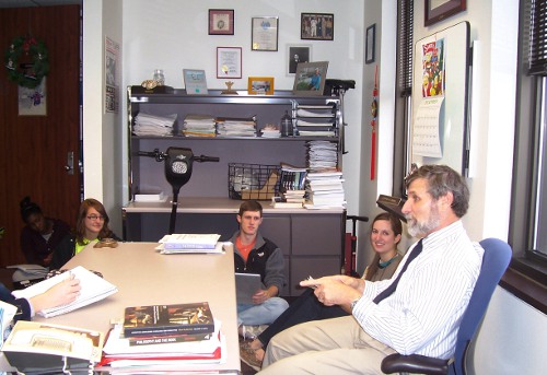 Students in Dr. Daniel's Office